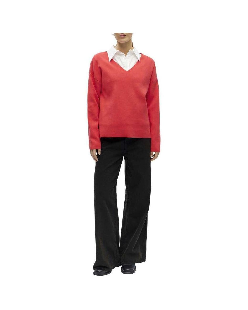 Pull 193469VTPE26 Object en coloris Red
