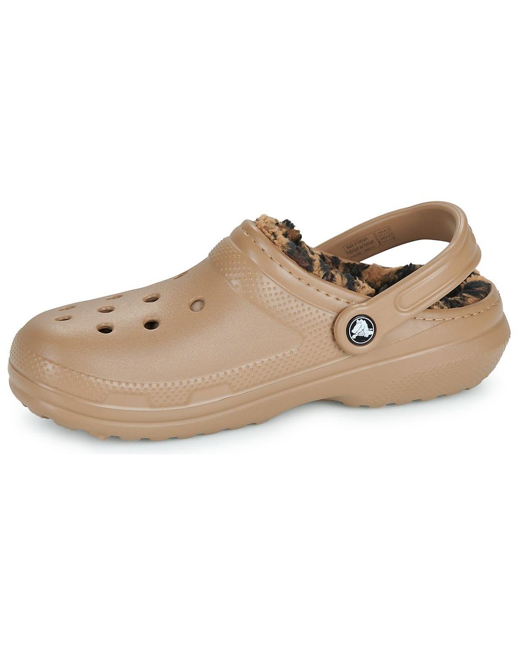 CROCSTM Natural Clogs Classic Lined Animal Clog