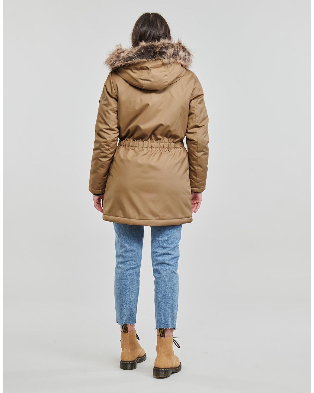 Parka ONLY en coloris Natural
