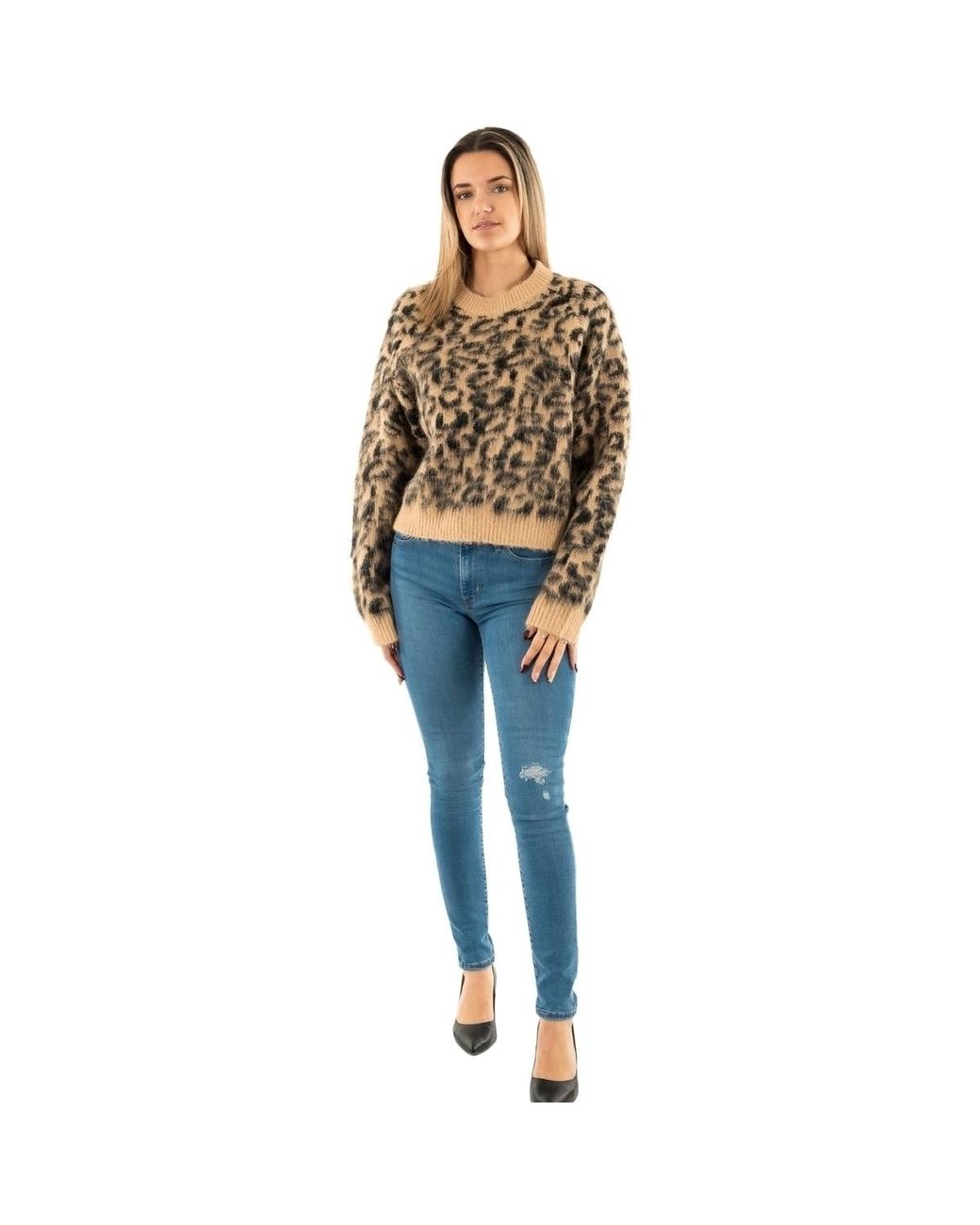 Pull May La Petite Etoile en coloris Brown