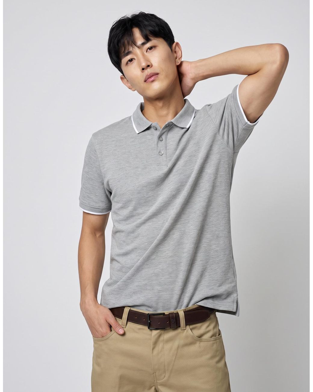 Polo Adara BOTD pour homme en coloris Gray