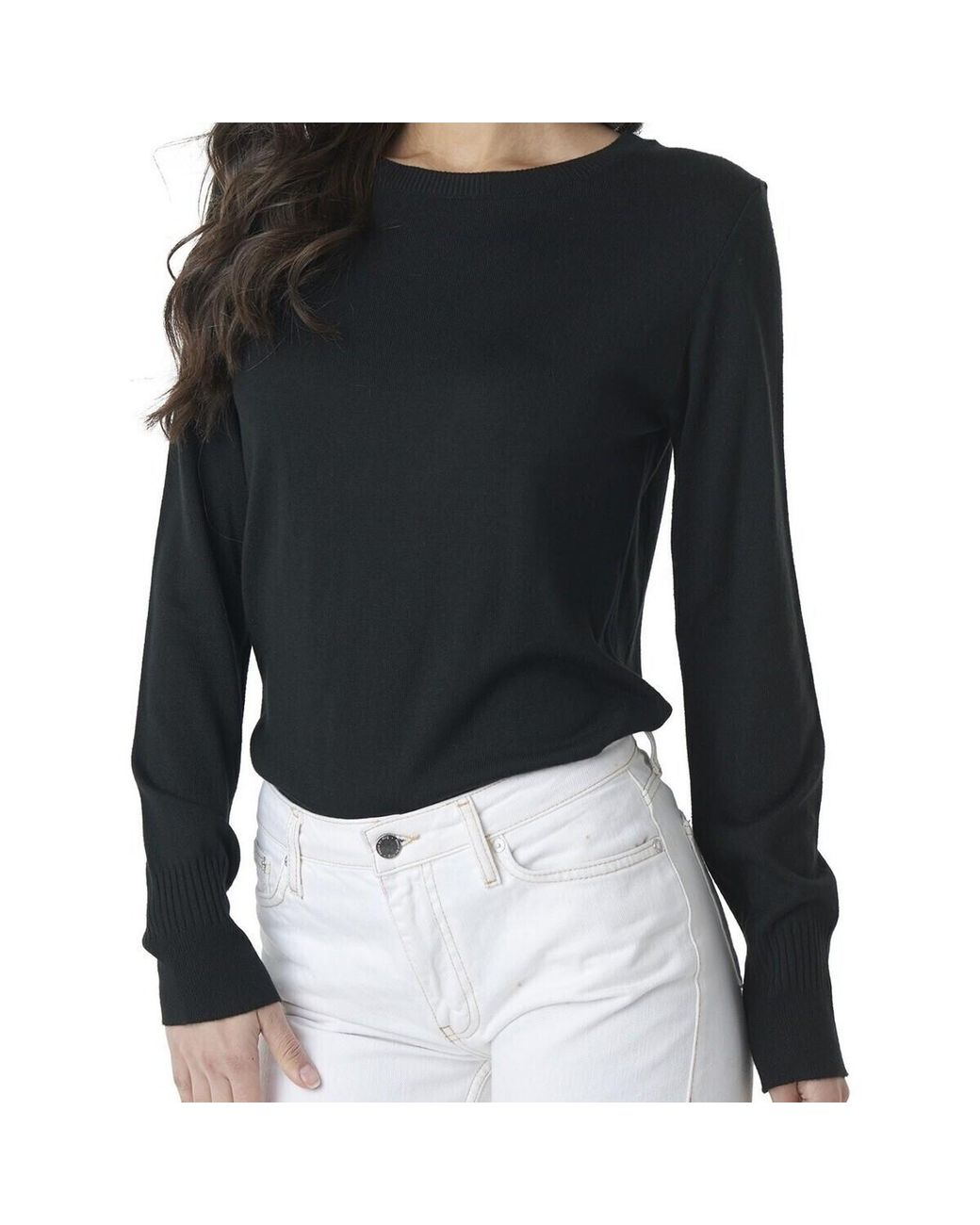 Pull Knit Crew Neck NA-KD en coloris Black