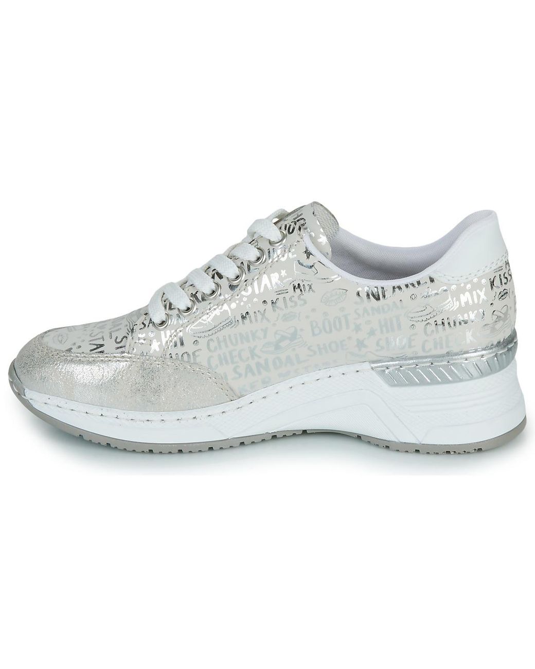 Baskets Basses N4316-90 Rieker en coloris Blue