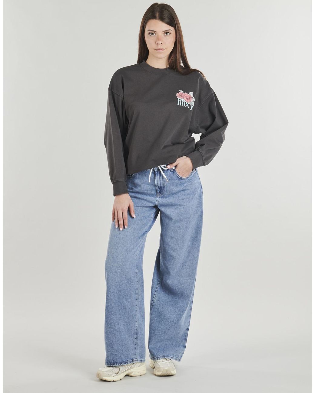 ONLY Flared/Bootcut Onlbliss Mw Wide String in het Blue