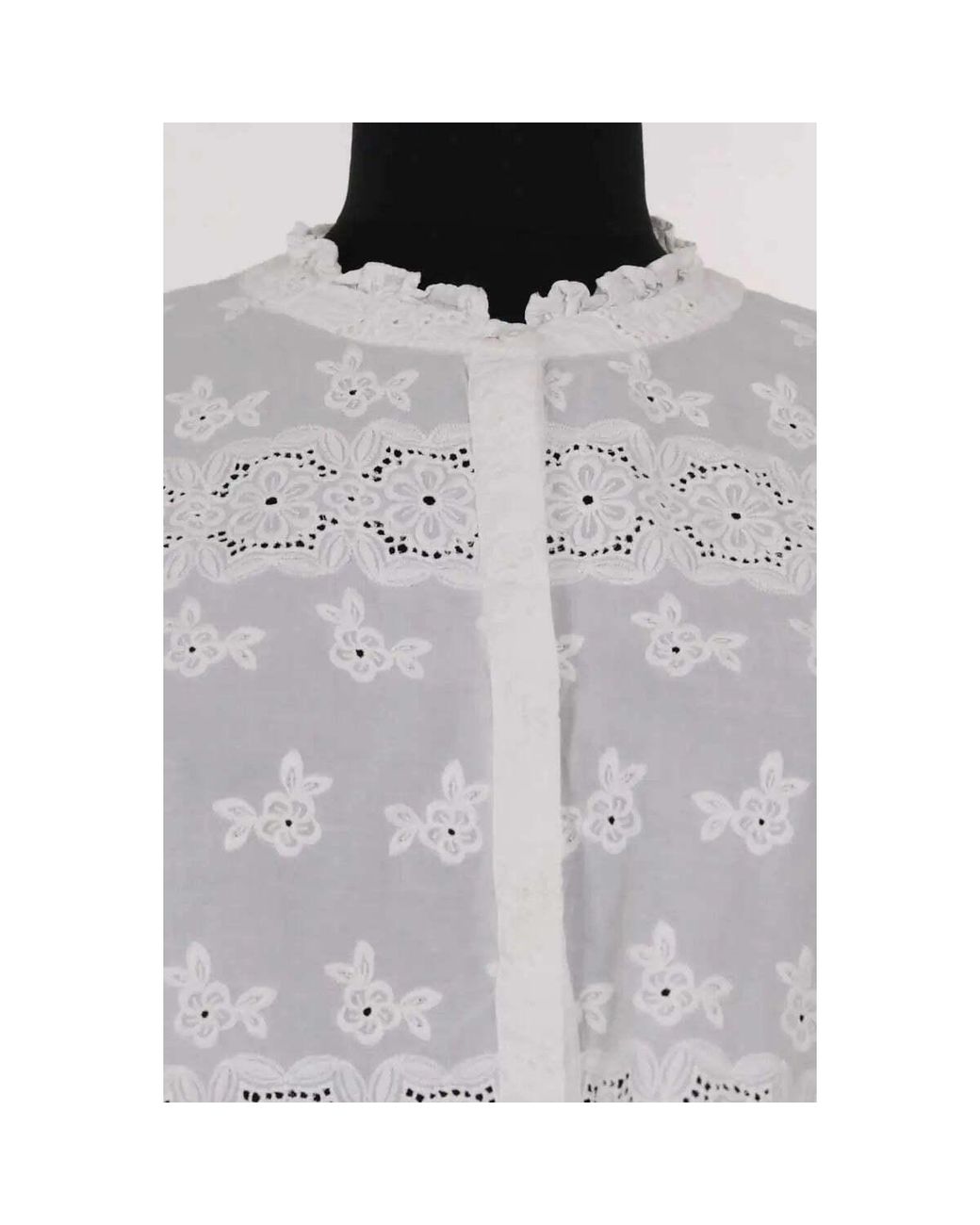 Blouses Blouse Blanche Maje en coloris Gray