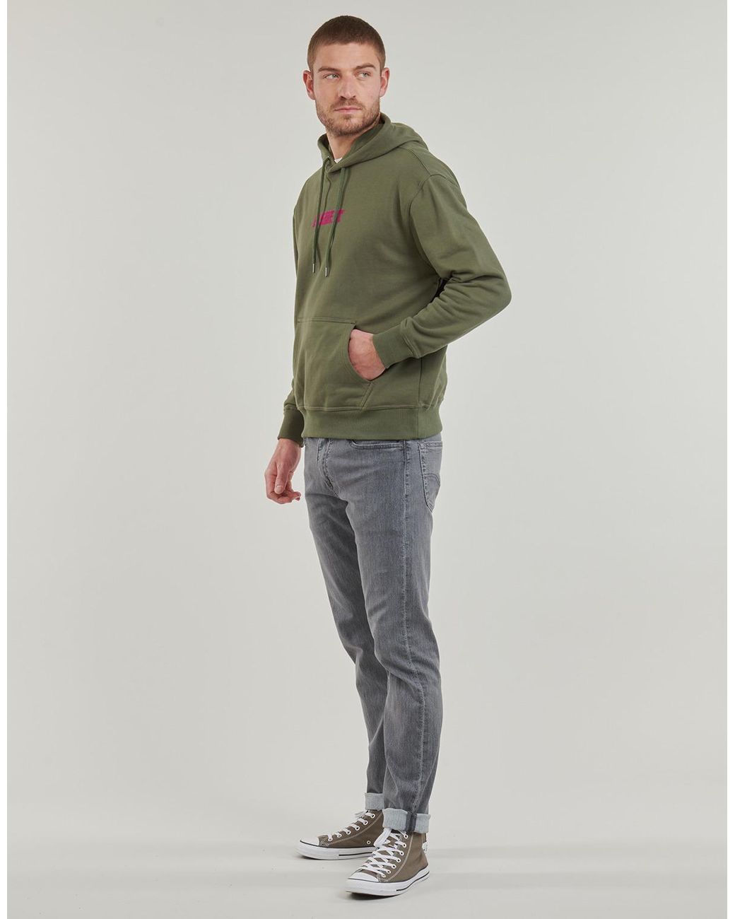 Element Capuchon Sweaters Cornell Cipher Po in het Green voor heren