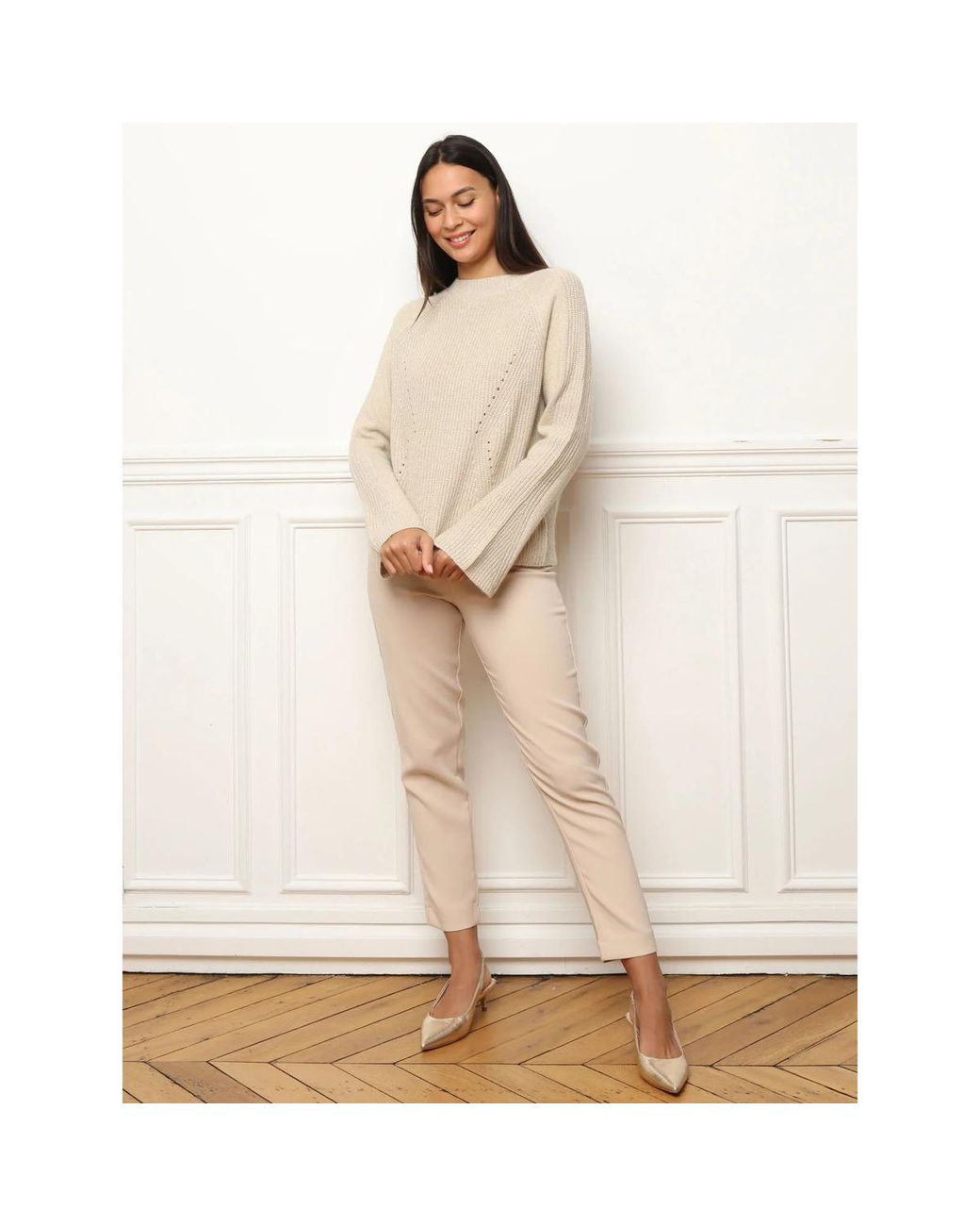 Pull Pulls pour - Beige La Modeuse en coloris Natural