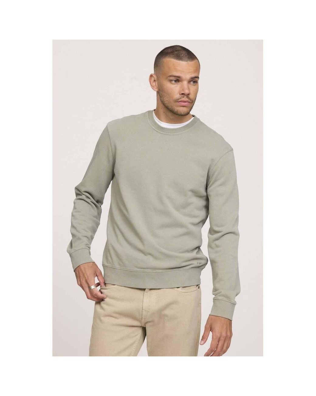 Pull Sweatshirt ENRICO Kaki vert Lee Cooper pour homme en coloris Gray