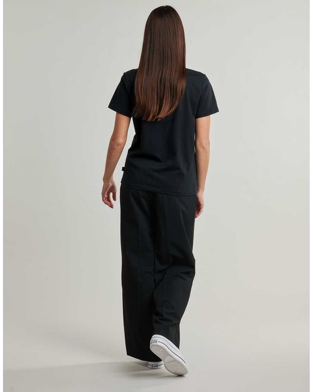Converse T-Shirt Korte Mouw Chuck Patch Tee in het Black