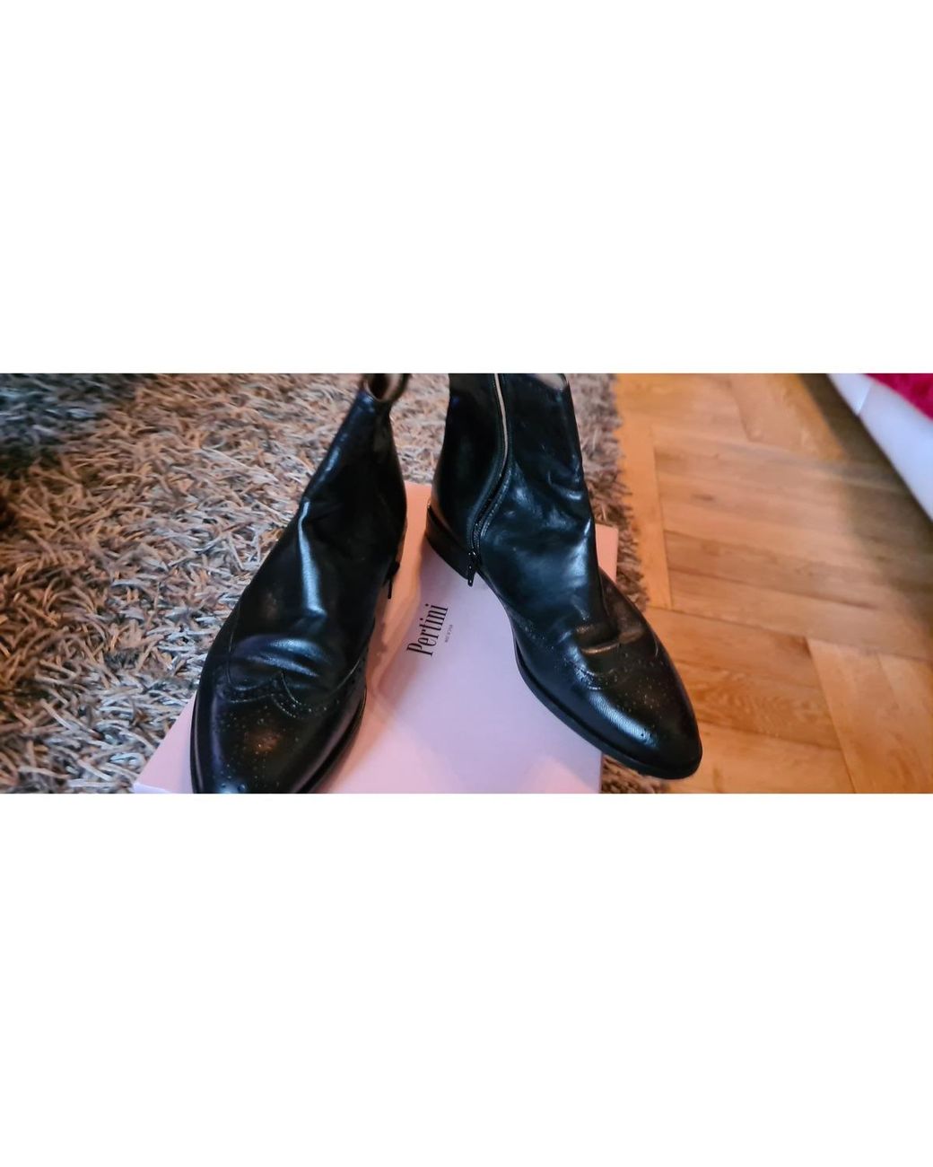 Boots Boots Noires Pertini en coloris Blue