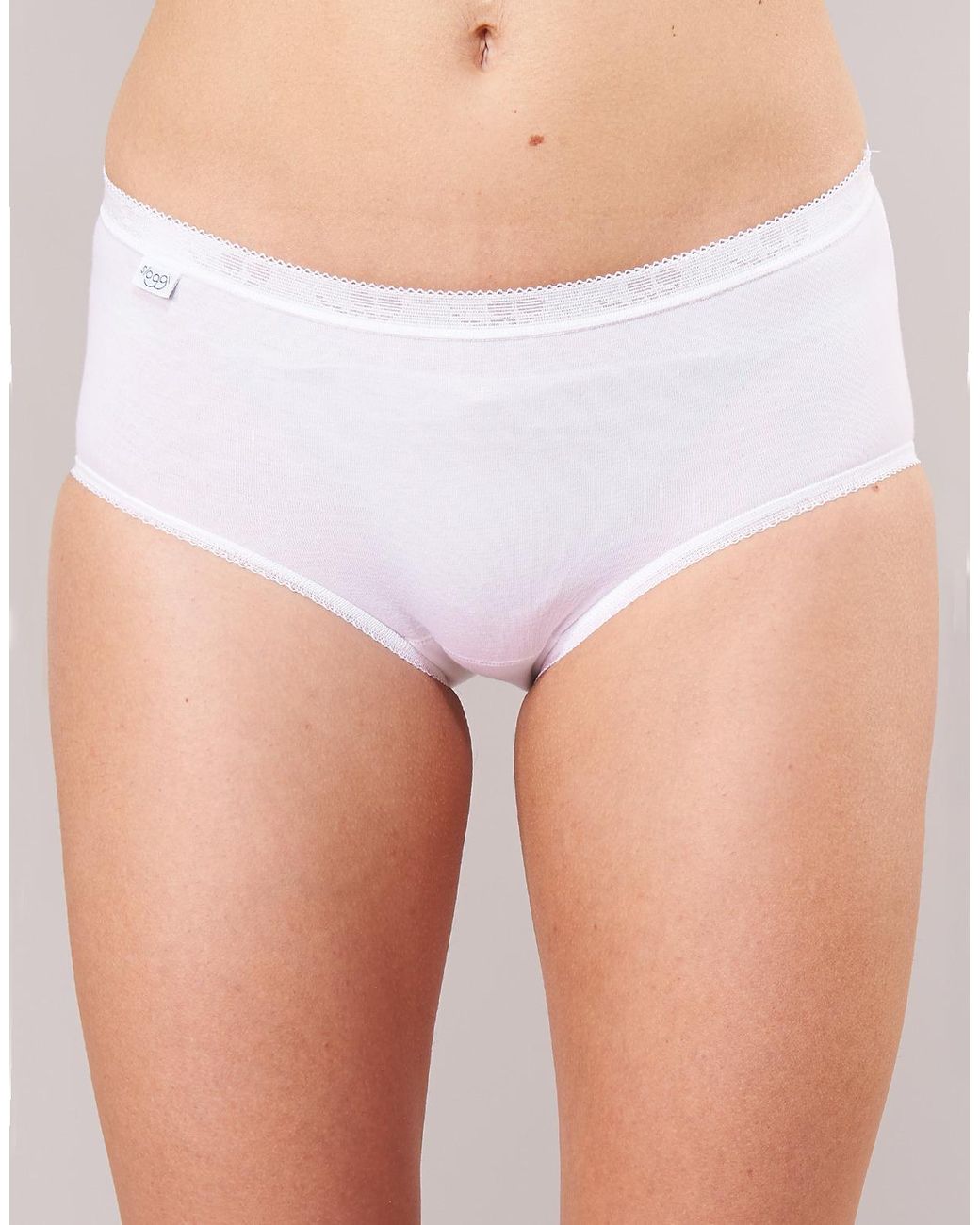 Sloggi Slips Basic+ X 4 in het White