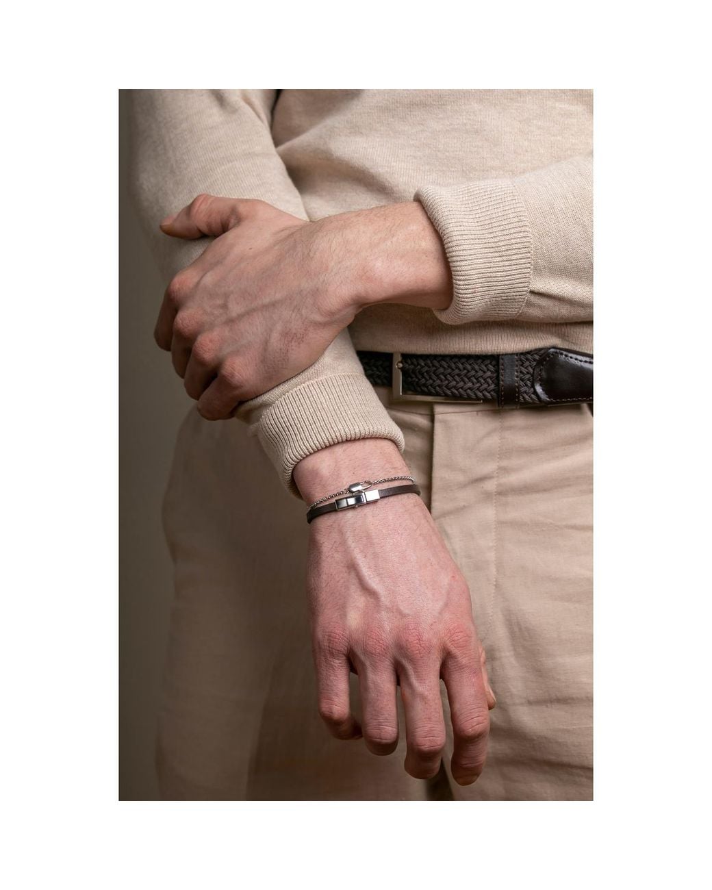 Bracelets Philipp Blanc pour homme en coloris Brown