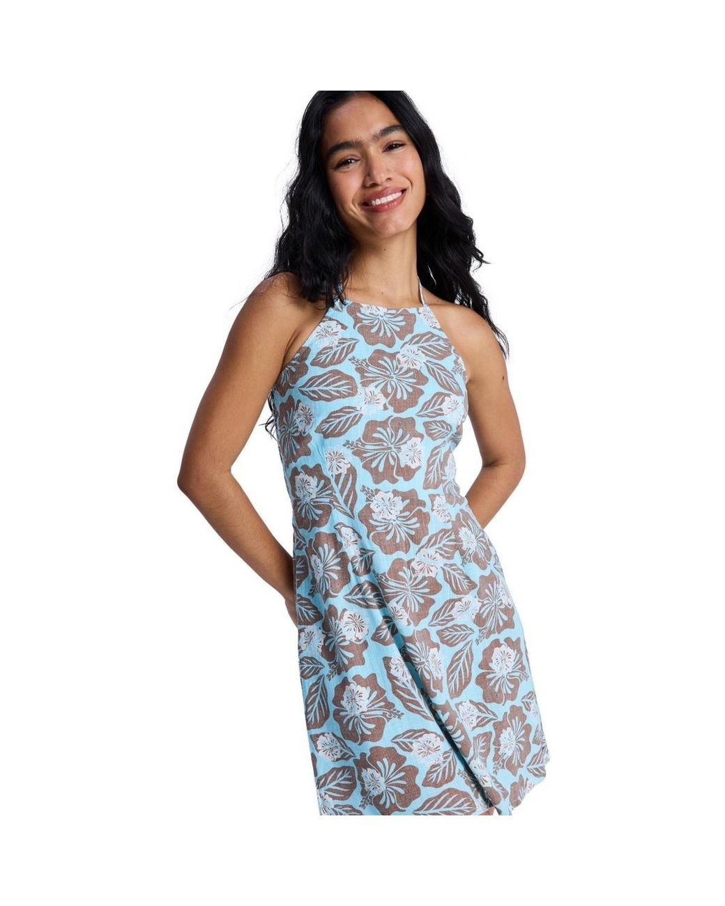 Robe Courte After Glow Mini Roxy en coloris Blue