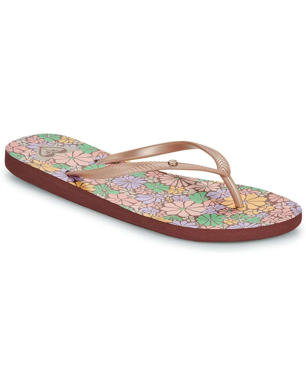 Tongs Bermuda Print Roxy en coloris Pink