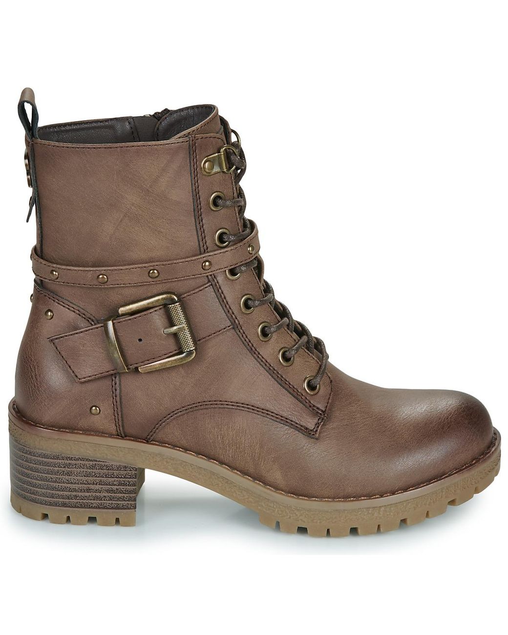 Bottines 173247-Taupe Refresh en coloris Brown