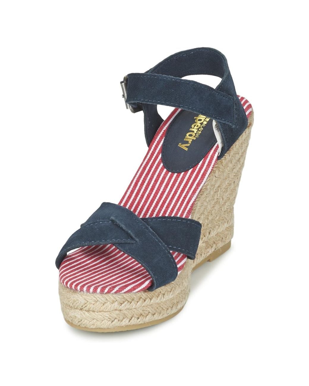 superdry espadrille sandal wedge