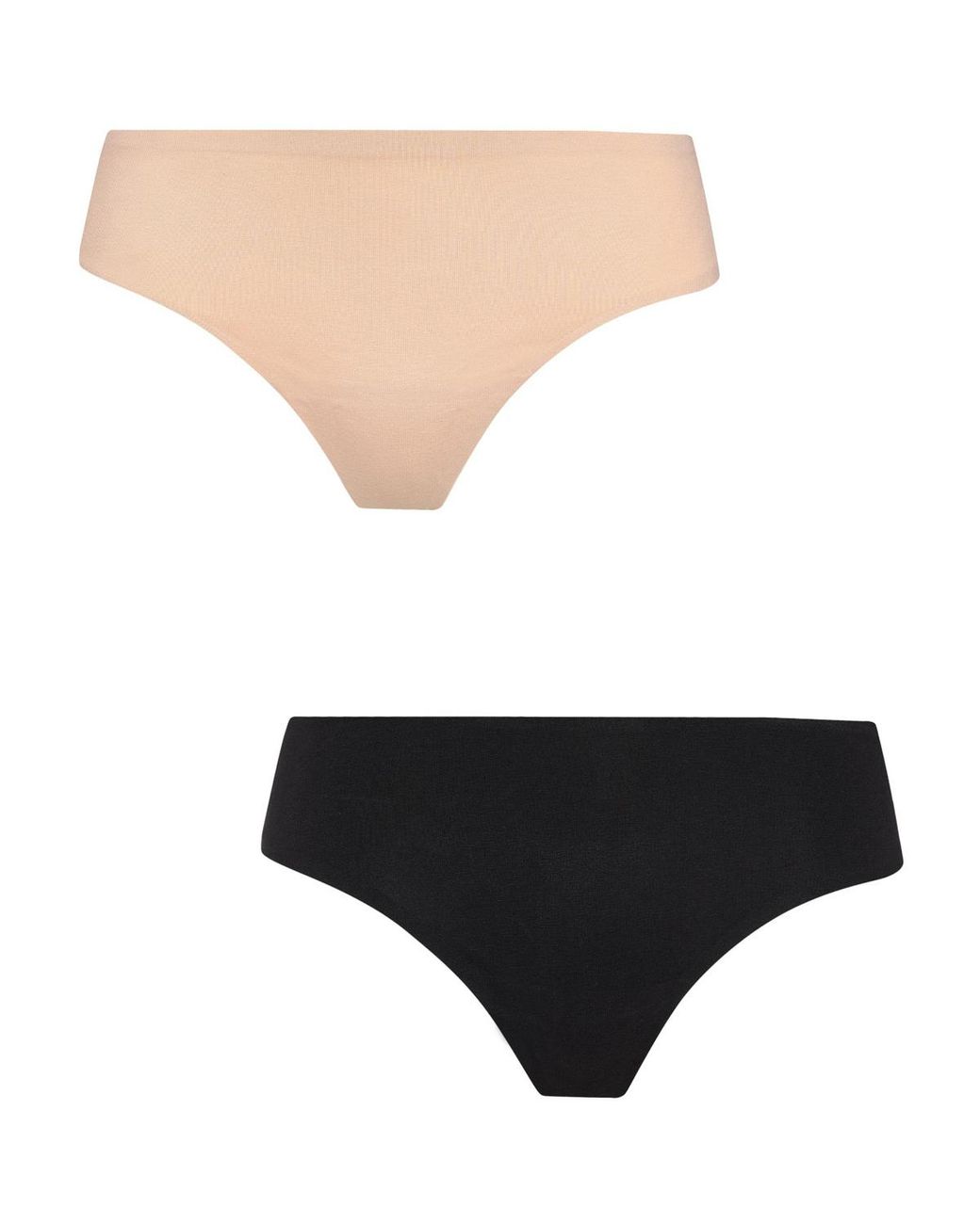 Strings Pack X2 Strings Cotton Bye Bra en coloris Black