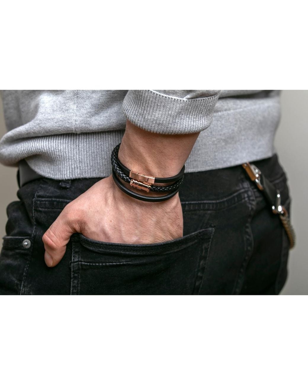 Bracelets Philipp Blanc pour homme en coloris Black