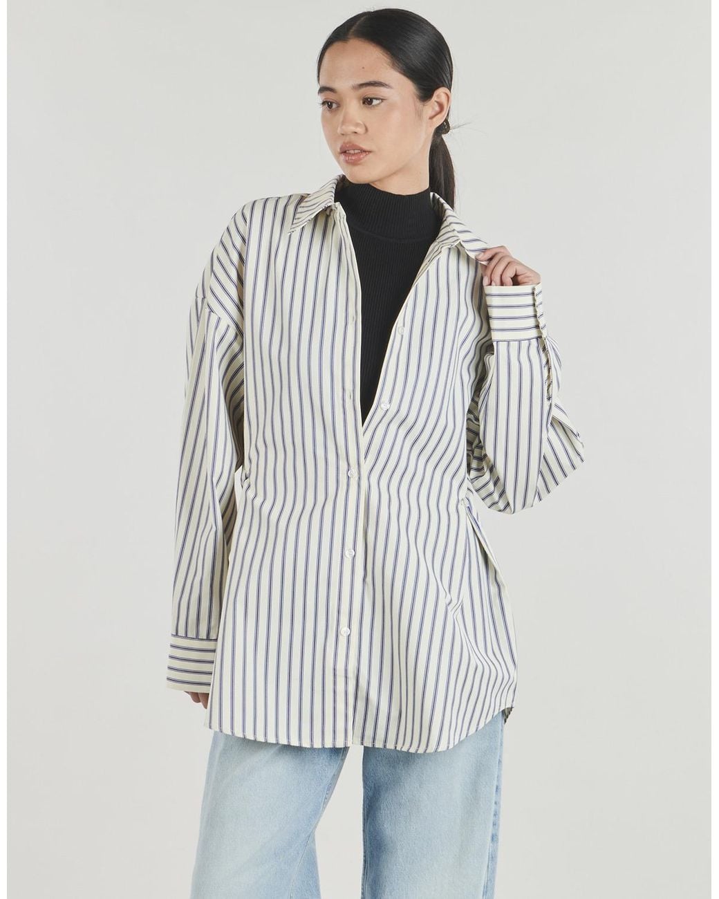 Minimum Overhemd Marley Shirt in het Blue