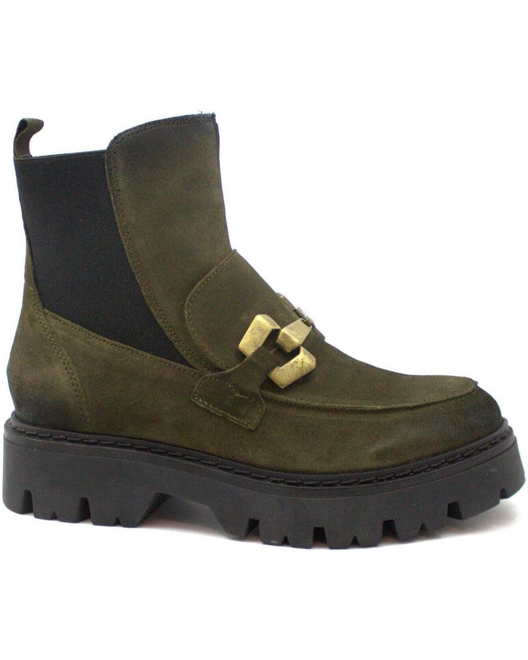 Bottines CAF I23 FM6012 029 CafeNoir en coloris Vert Lyst