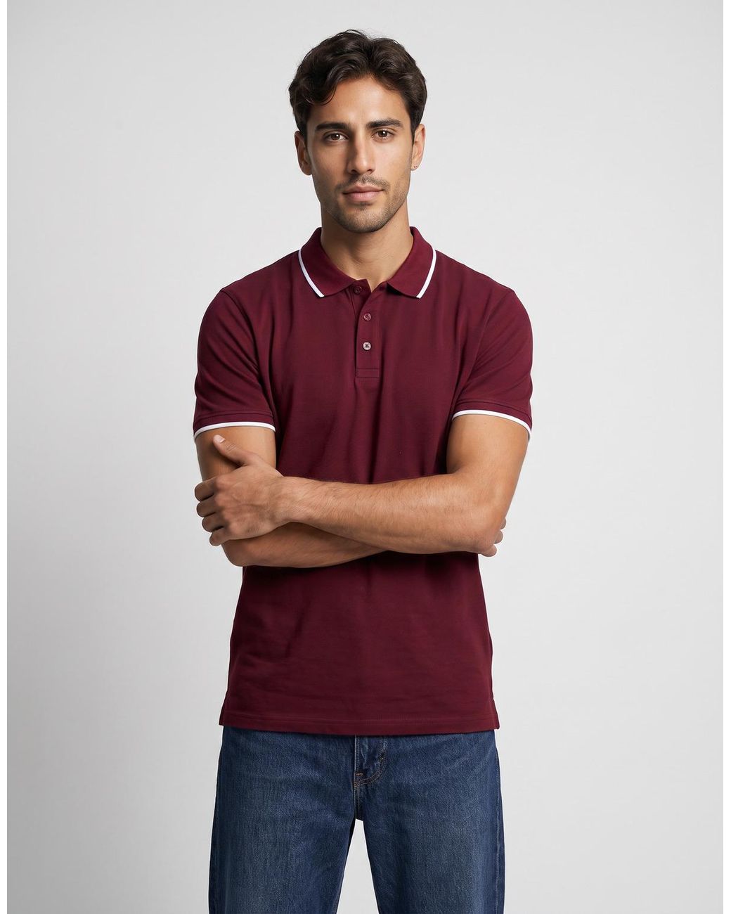 Polo Adara BOTD pour homme en coloris Red