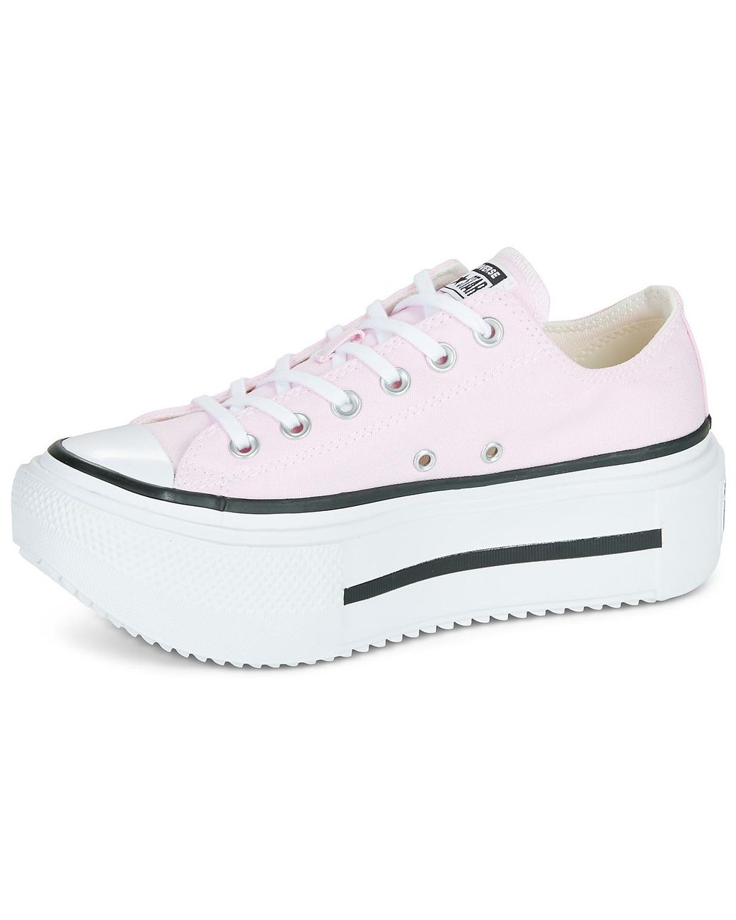 Converse Lage Sneakers Chuck Taylor All Star Lift Double Stack in het White