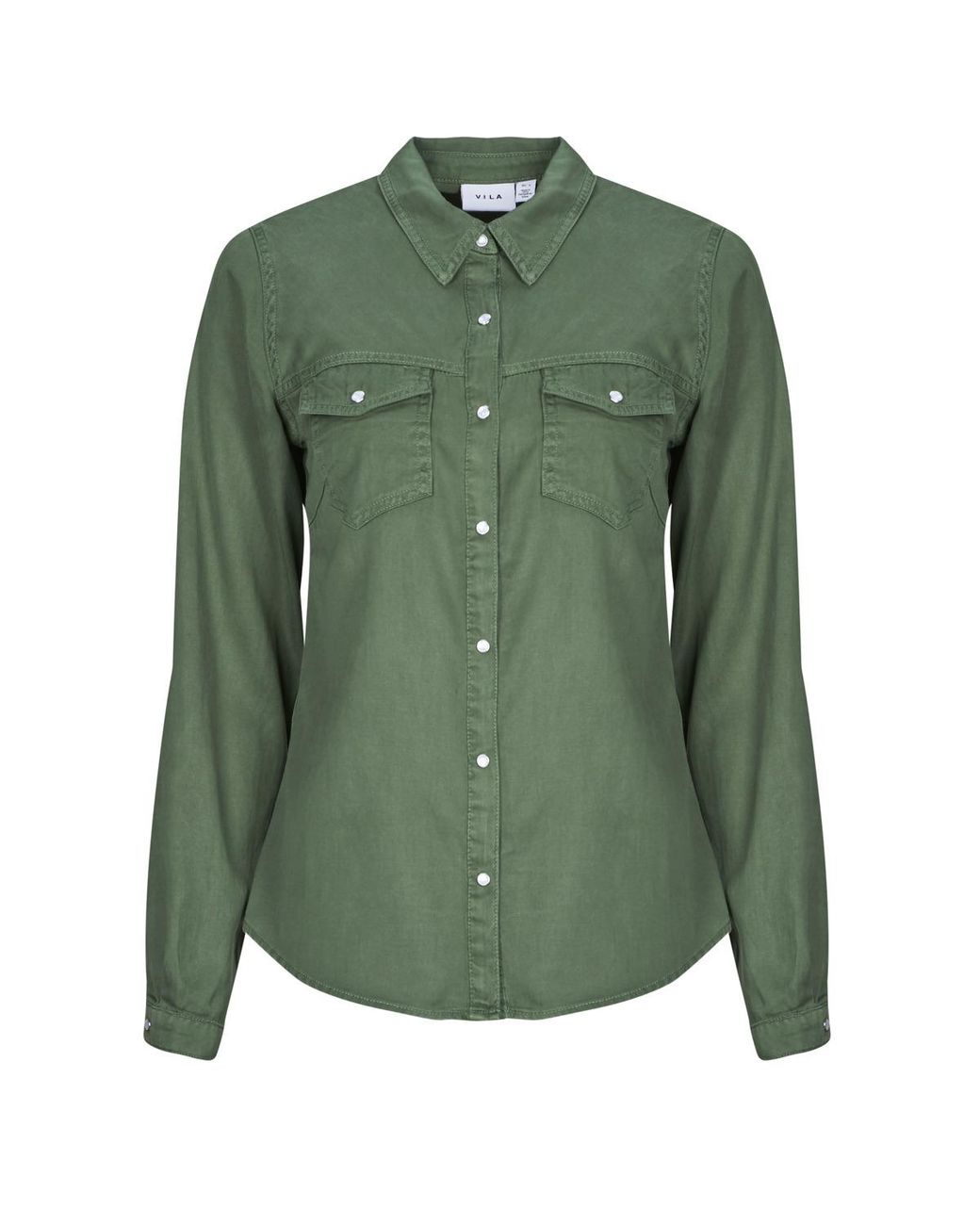 Camicia Vibista di Vila in Green