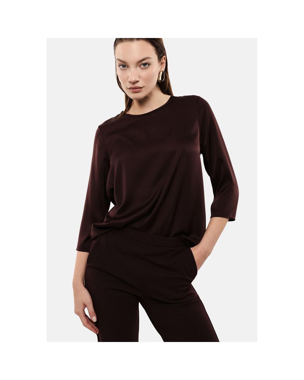 Blouses Camicia Imperial en coloris Black