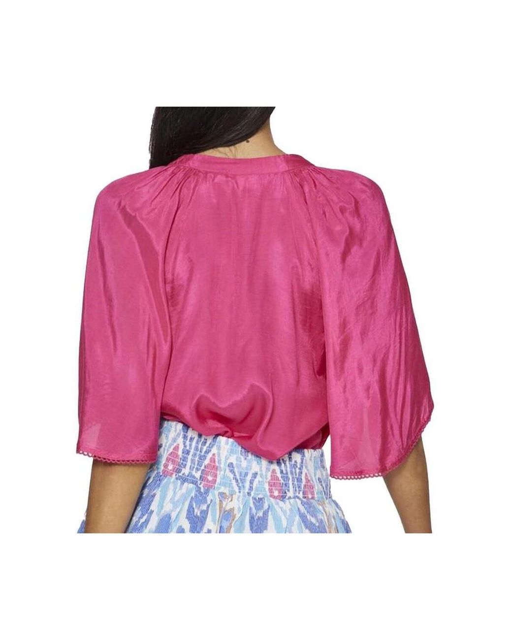 Blouses Tinna Vila en coloris Red