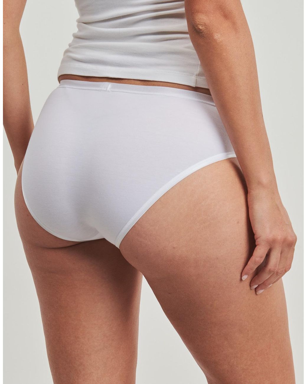 Sloggi Slips Romance Tai Pack De 4 in het White