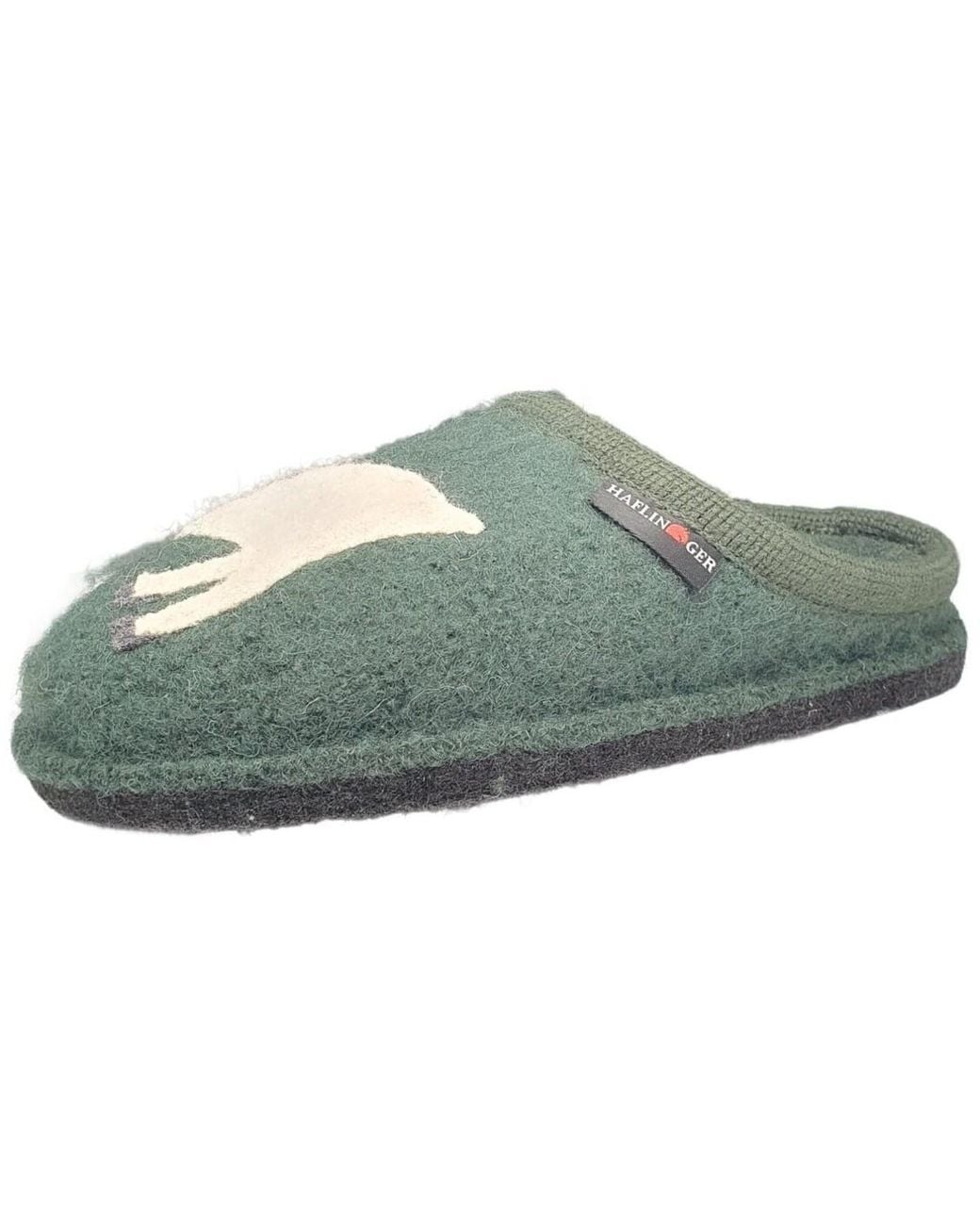 Chaussons Haflinger en coloris Green