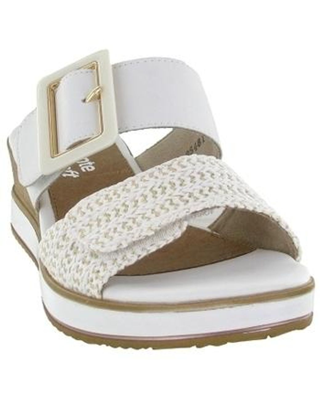 Sandales Compensées D6463 Remonte en coloris White