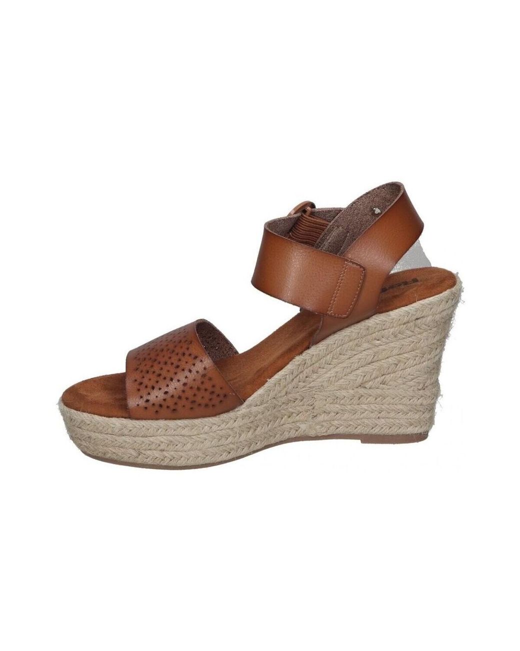 Sandales compensées 107171 Refresh en coloris Brown