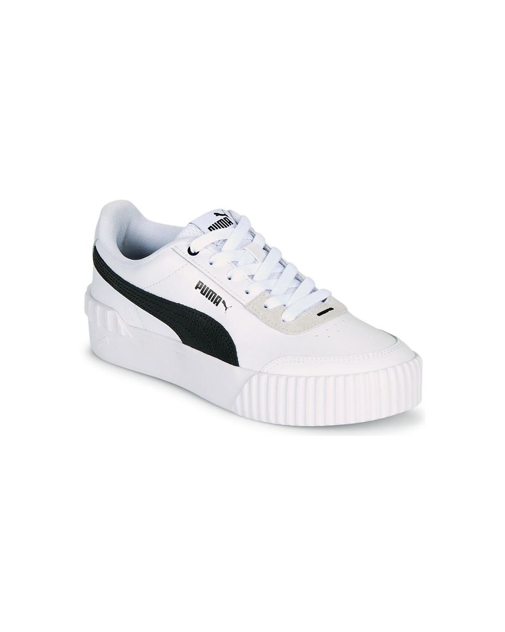 PUMA Lage Sneakers Carina Lift in het Wit - Bespaar 17% - Lyst