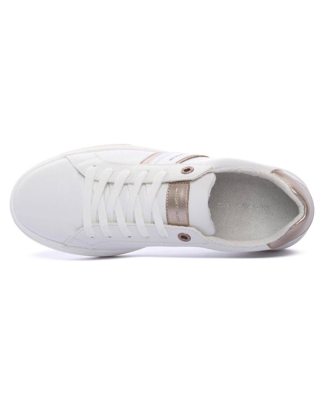 Baskets Basses Tom Tailor en coloris White