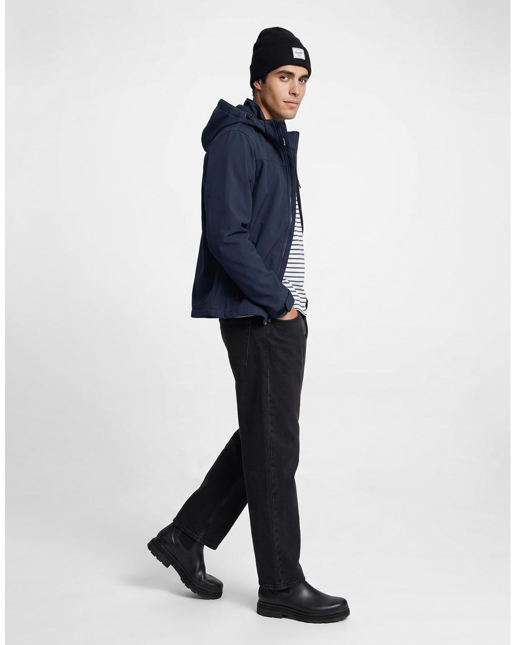 Jack & Jones Windjack Jjlupo Softshell in het Blue voor heren