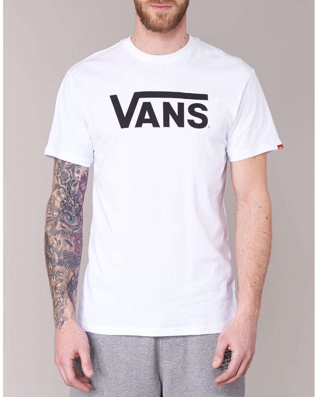 Vans T-Shirt Korte Mouw Classic in het White voor heren