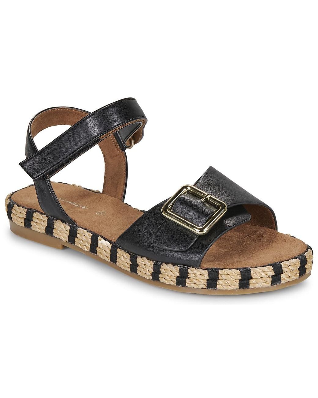 Tom Tailor Metallic Flache Sandalen Helin