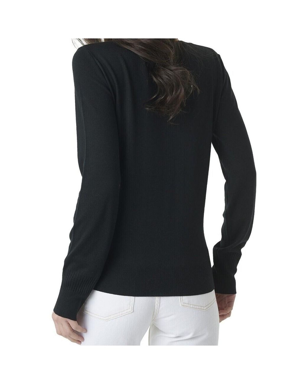 Pull Knit Crew Neck NA-KD en coloris Black