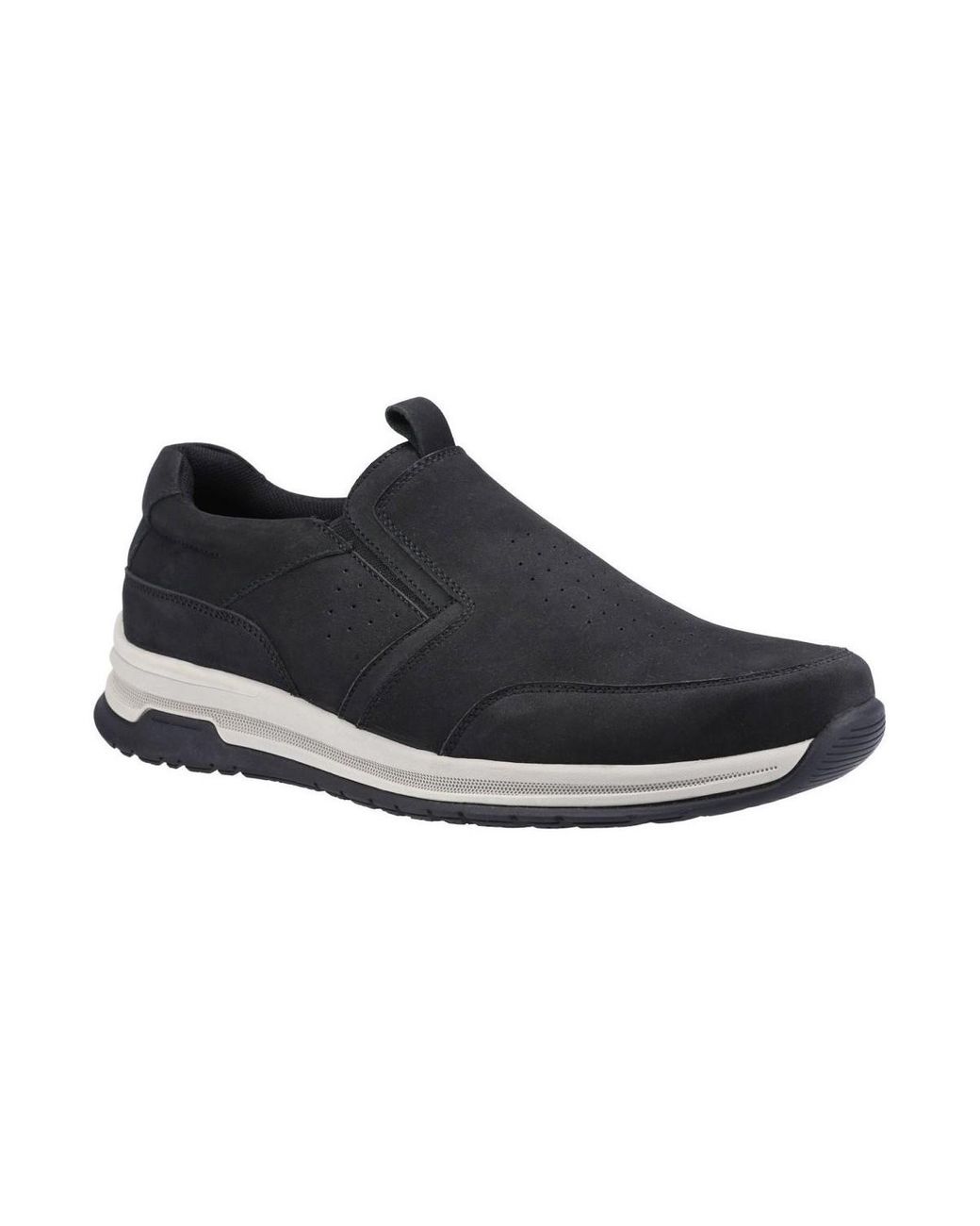 Hush Puppies Leather Cole Mens Slip On Trainers Slip-ons (shoes) in ...