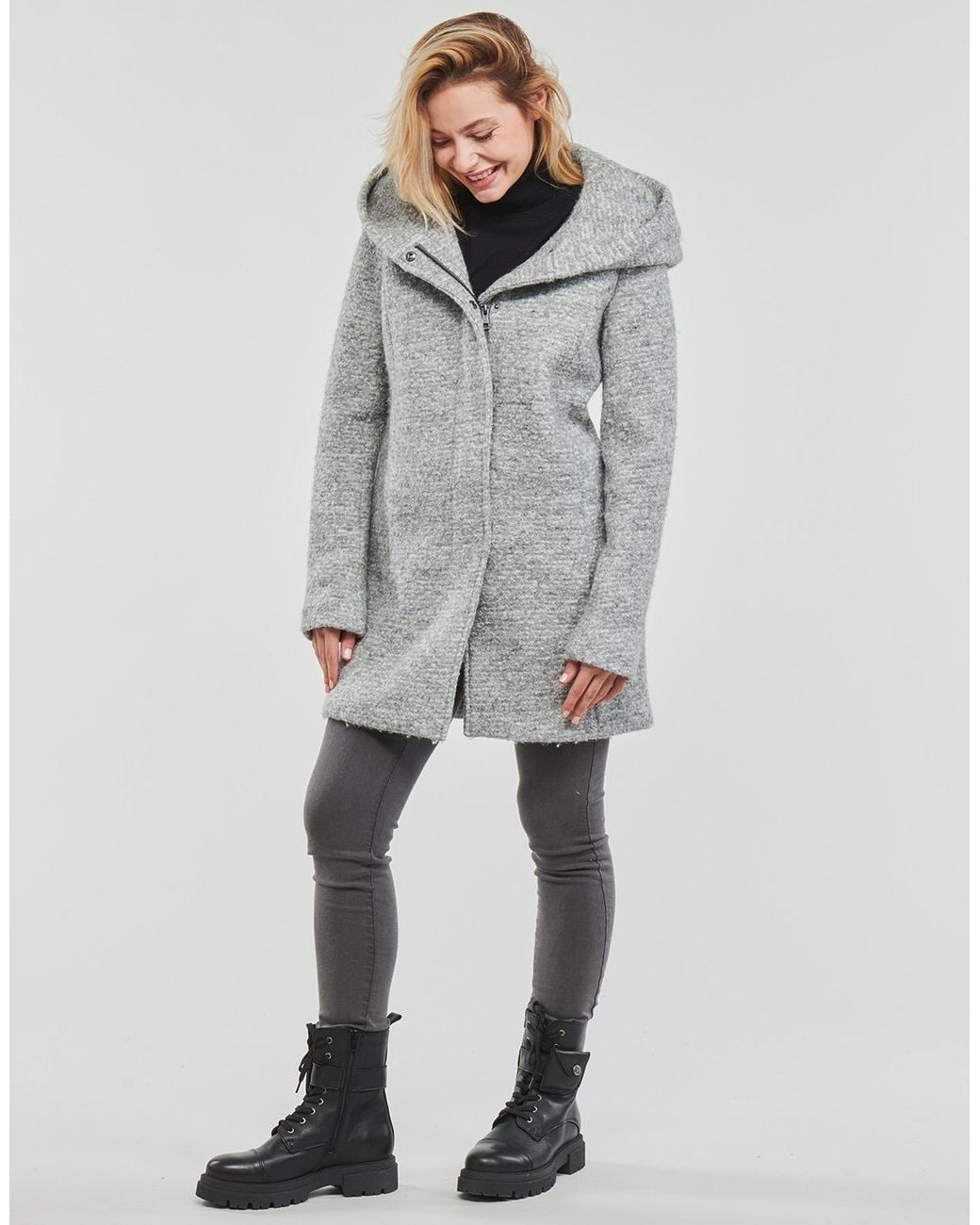 ONLY Mantel Onlsedona in het Gray