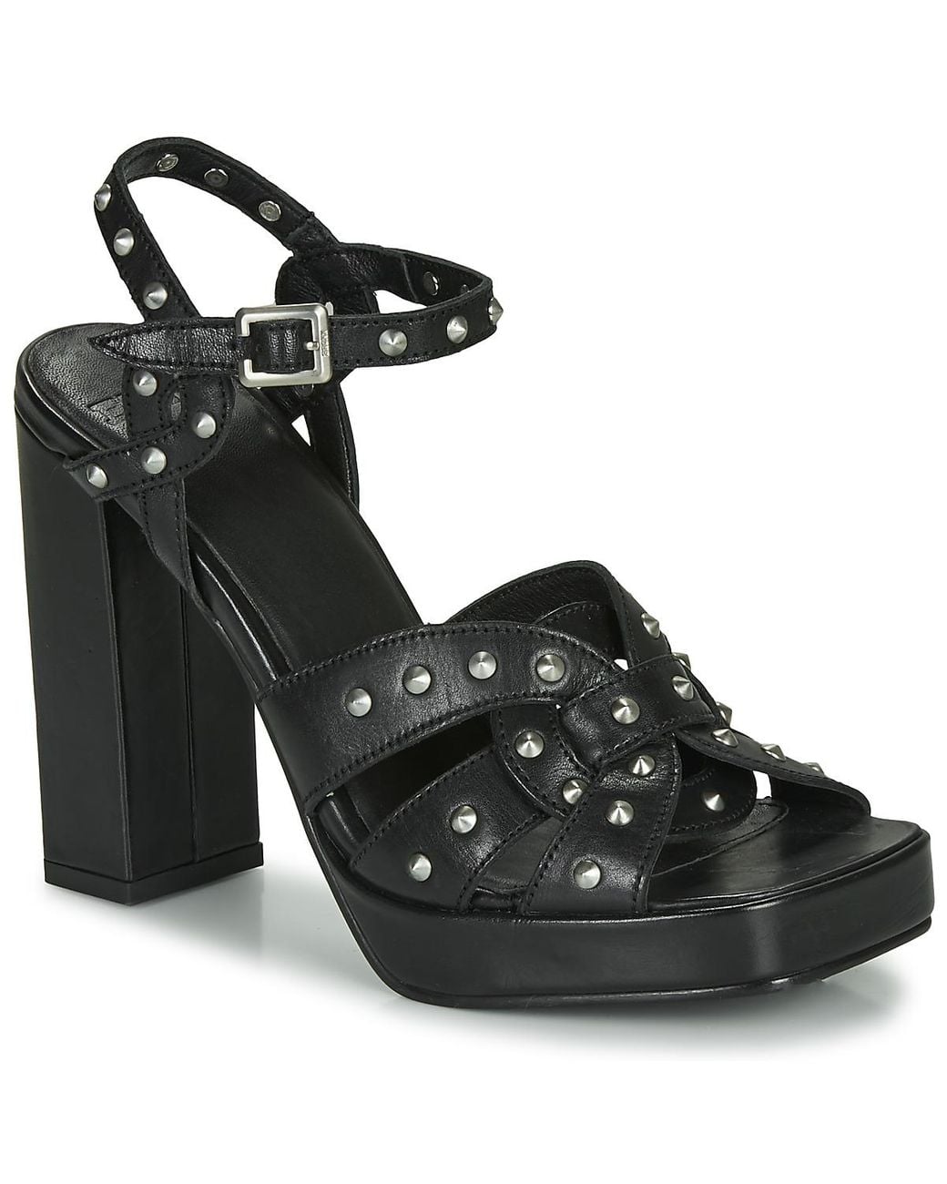 Schoenen voor voor Sandalen met sleehak Dames Schoenen voor voor Hakken  voor Sandalen met sleehak Bronx Sandalen New-wanda in het Zwart  allware.com.br