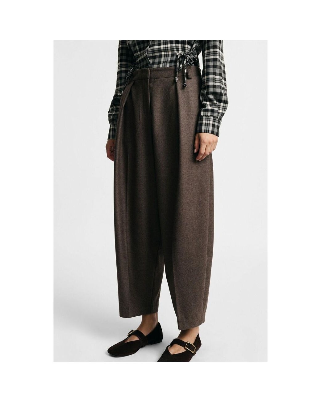 Pantalon P3Uldnf000 Please en coloris Brown