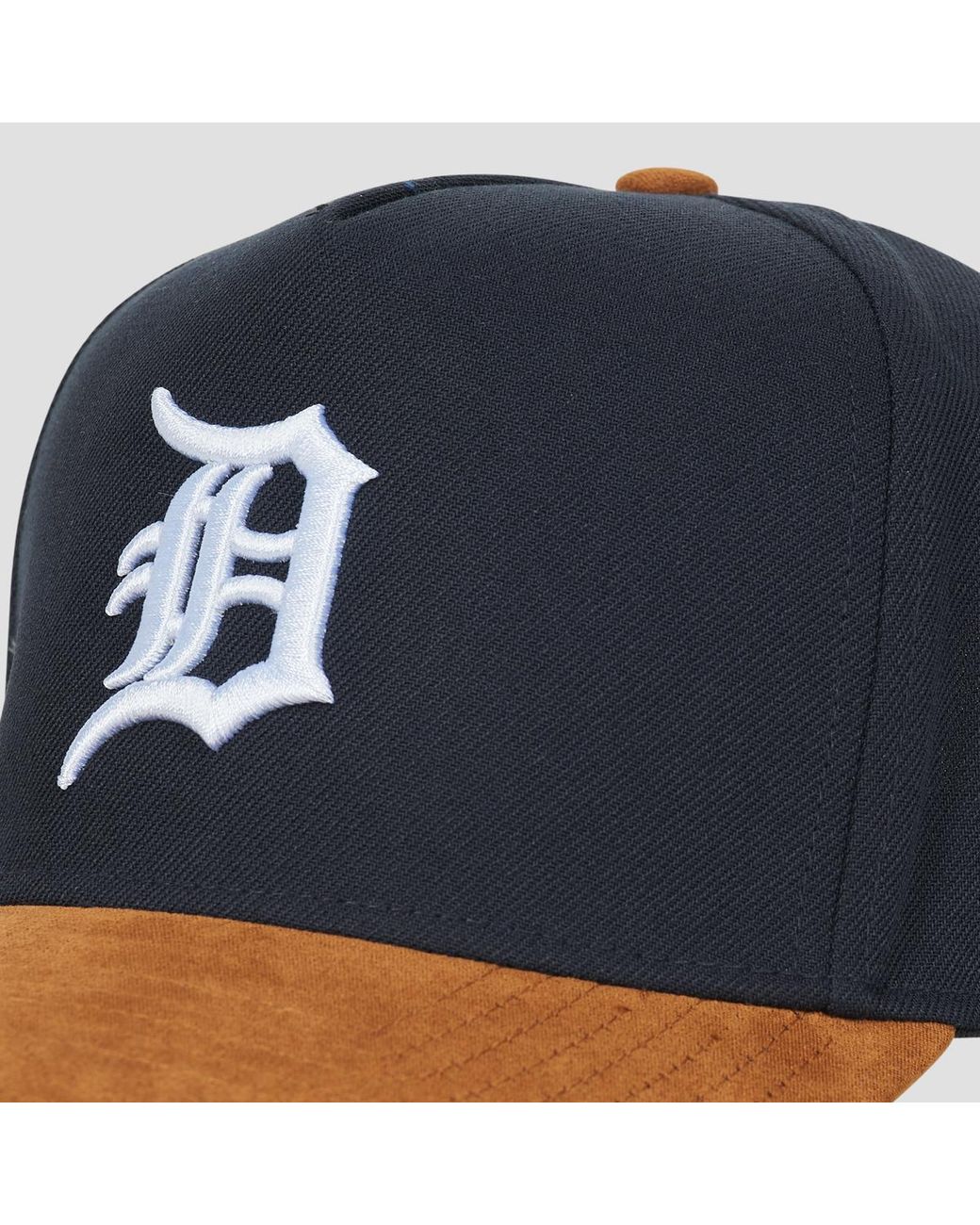 KTZ Blue Schirmmütze Suede Visor E-Frame Detroit Tigers