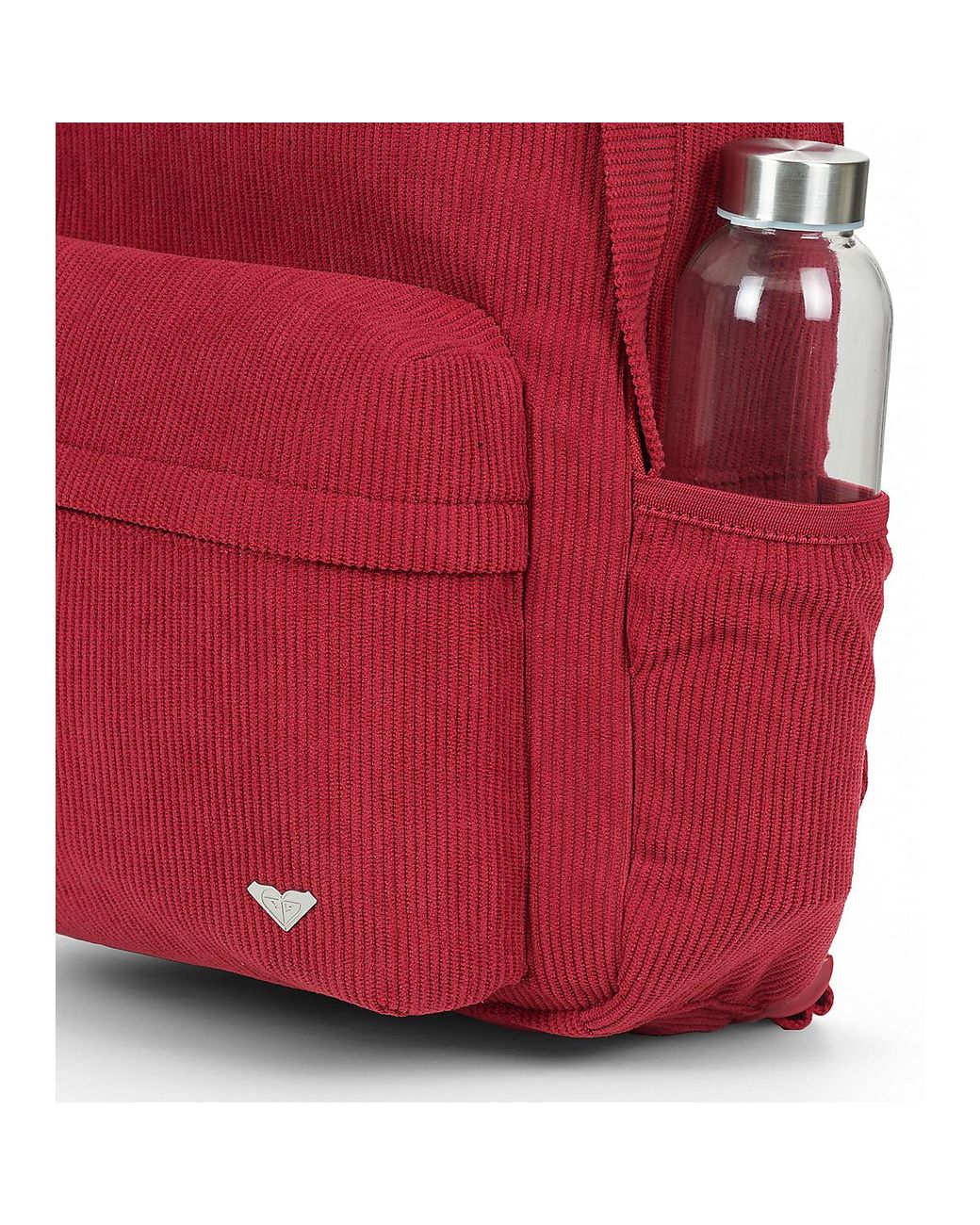 Roxy Red Rucksack Echoes Cord Backpack