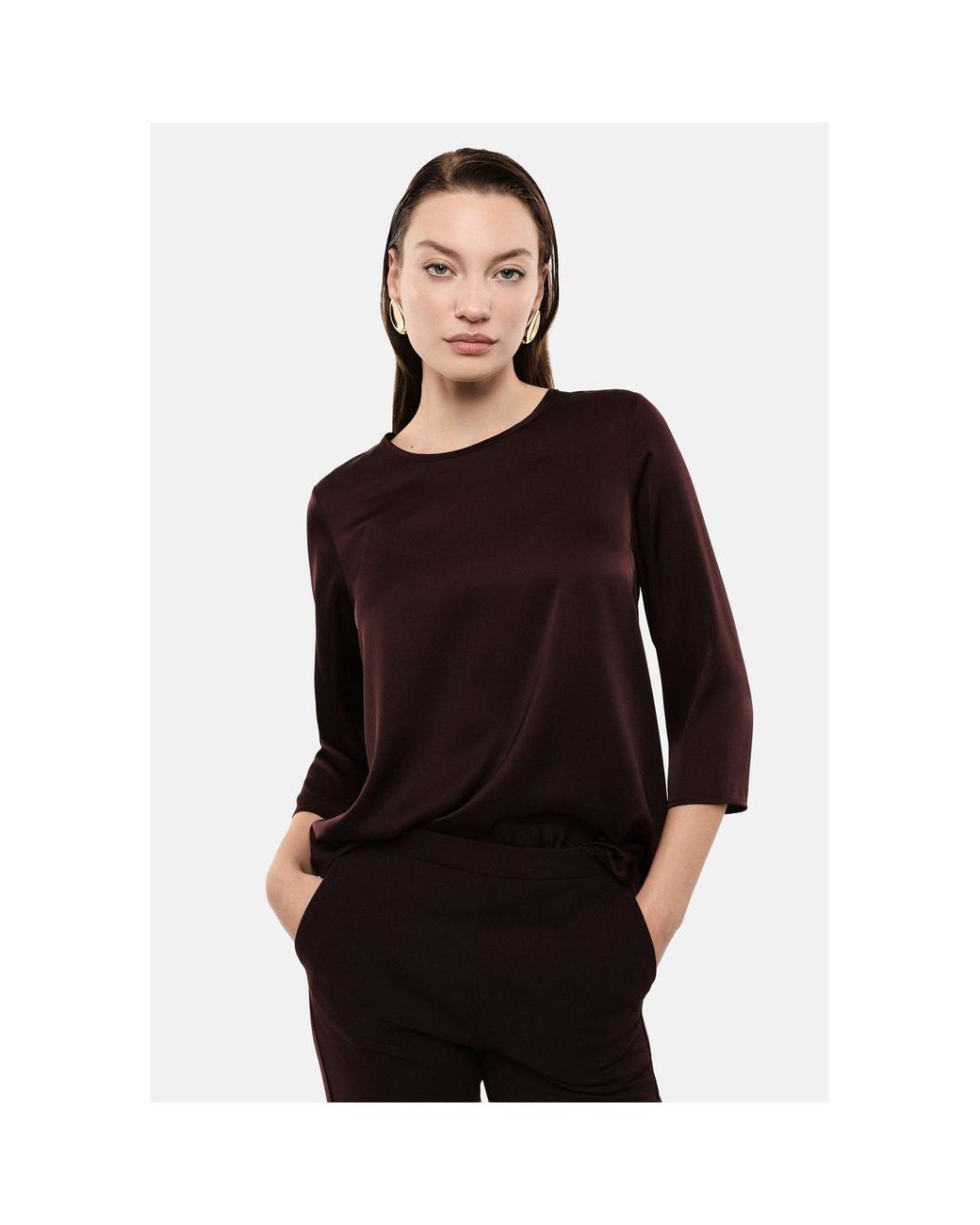 Blouses Camicia Imperial en coloris Black