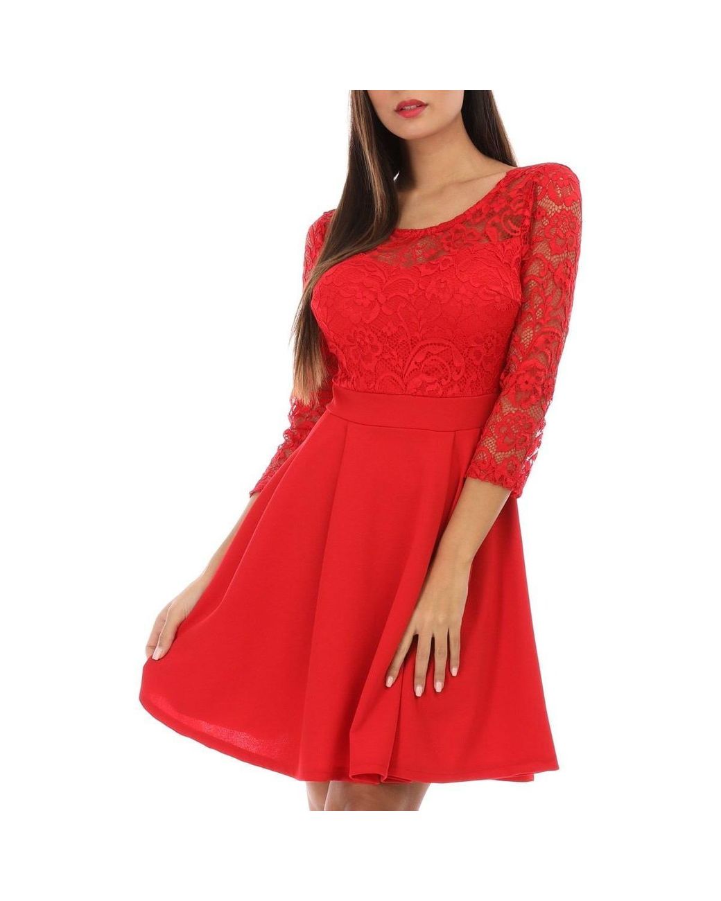 robe patineuse dentelle