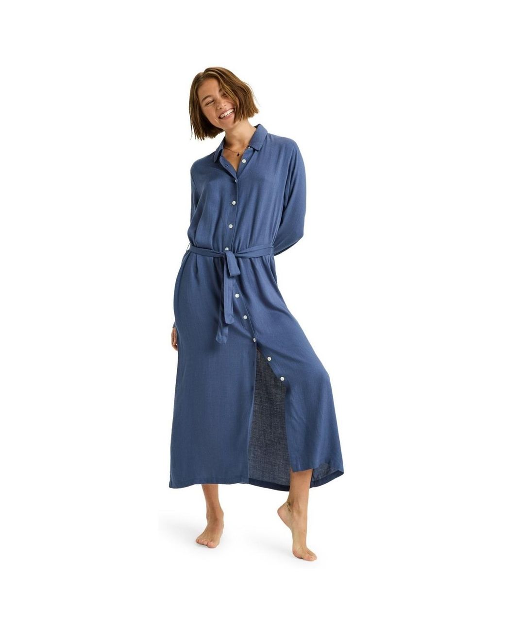 Robe Island Escape Solid Roxy en coloris Blue