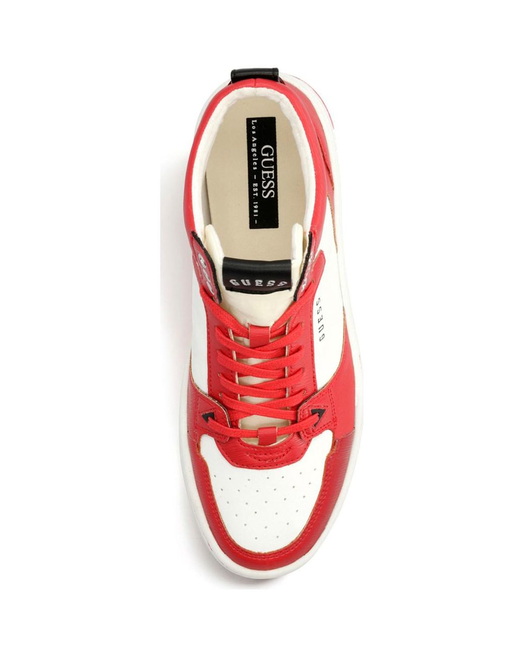 Guess BARONA Wit / Roze - Schoenen Lage sneakers Dames € 61,90