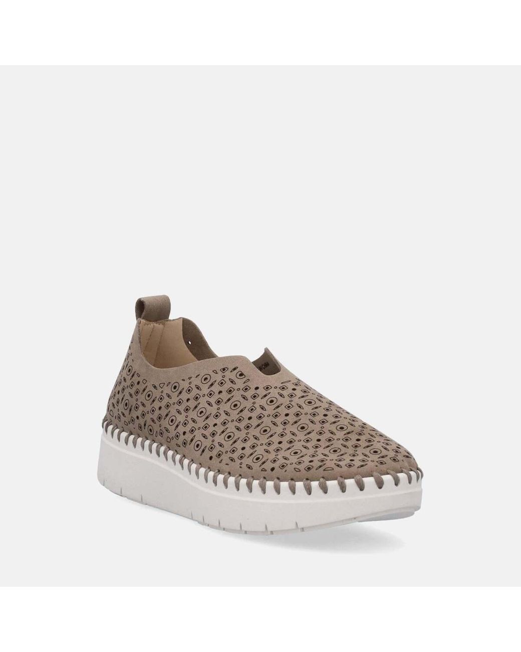 Slip Ons Sneakers Grünland en coloris Brown